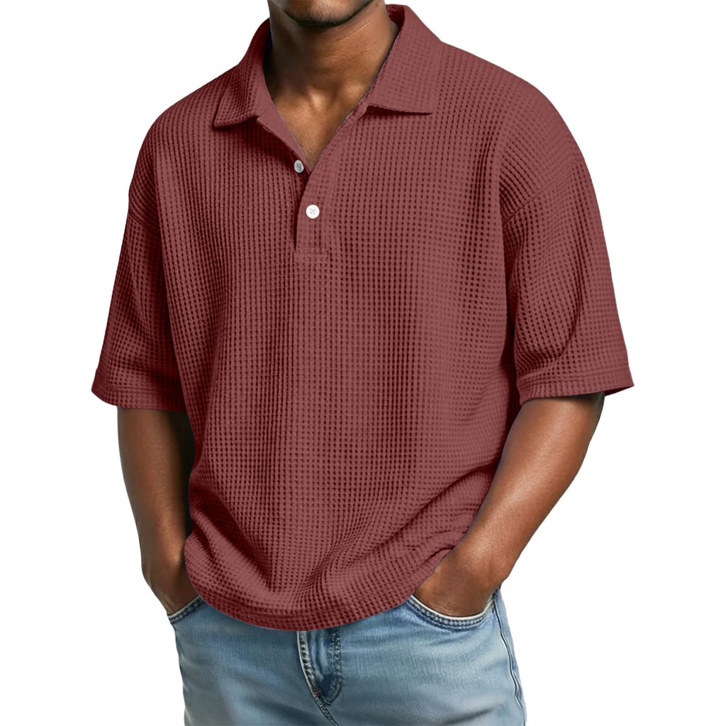 Premium Waffle Polo