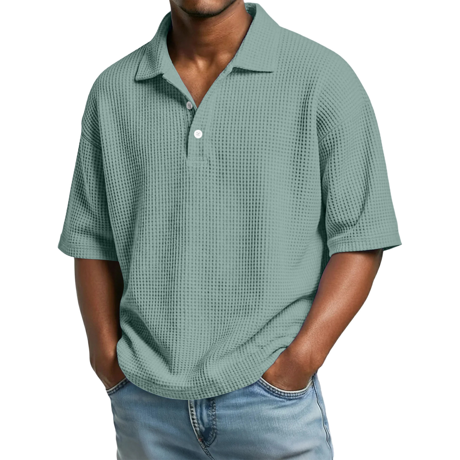 Premium Waffle Polo